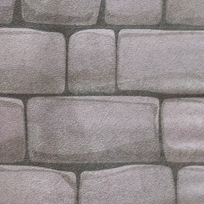 Gray Stone Printed Microsuede