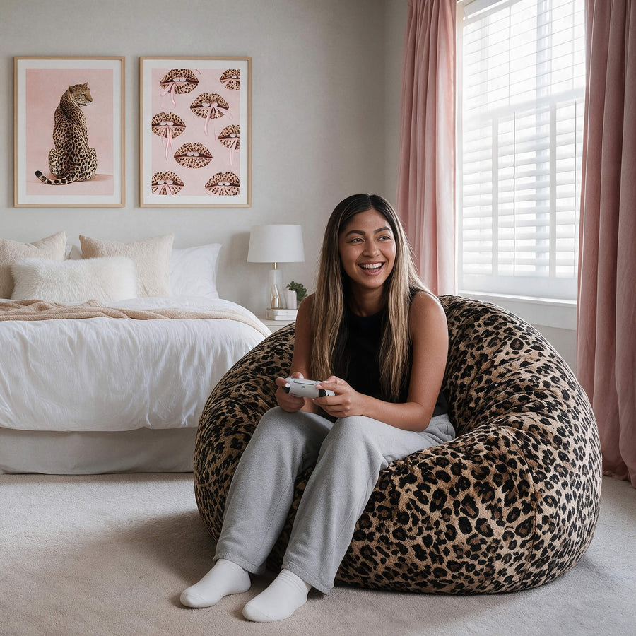 Cheetah Print Bean Bag
