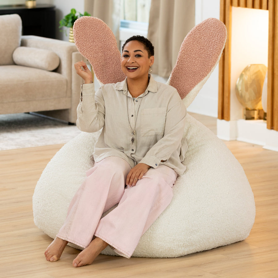 HopSeat by Raven-Symoné in White Sherpa