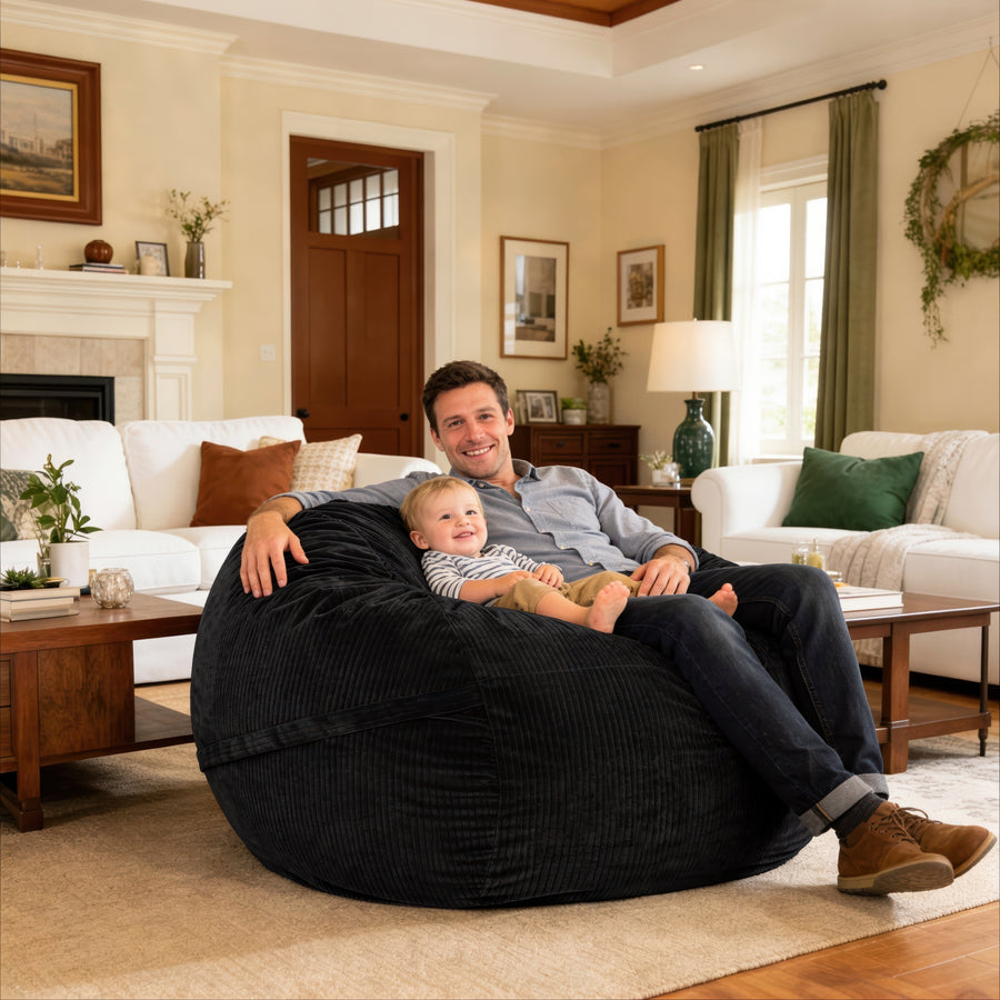 Saxx 5 Basics™ Bean Bag in Corduroy Black