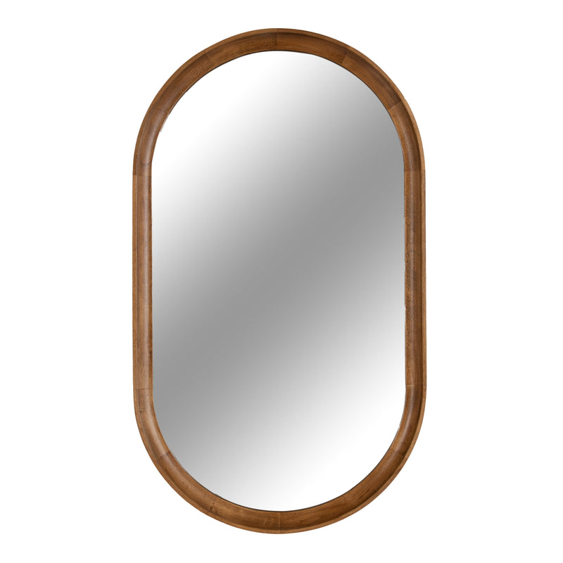 Hatherleigh capsule wall mirror, angled view