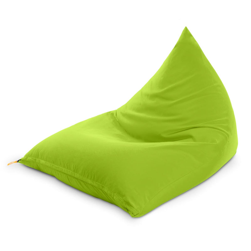 Twist outdoor chair lime green on white background