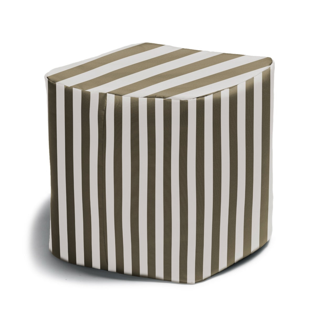 Luckie Outdoor in Taupe Stripes Patterned Outdoor Fabric