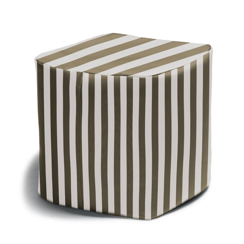 Luckie Outdoor in Taupe Stripes Patterned Outdoor Fabric