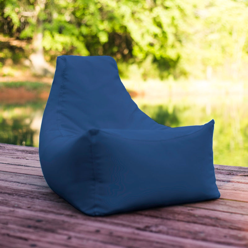 Juniper Kids Outdoor Bean Bag Chair, navy