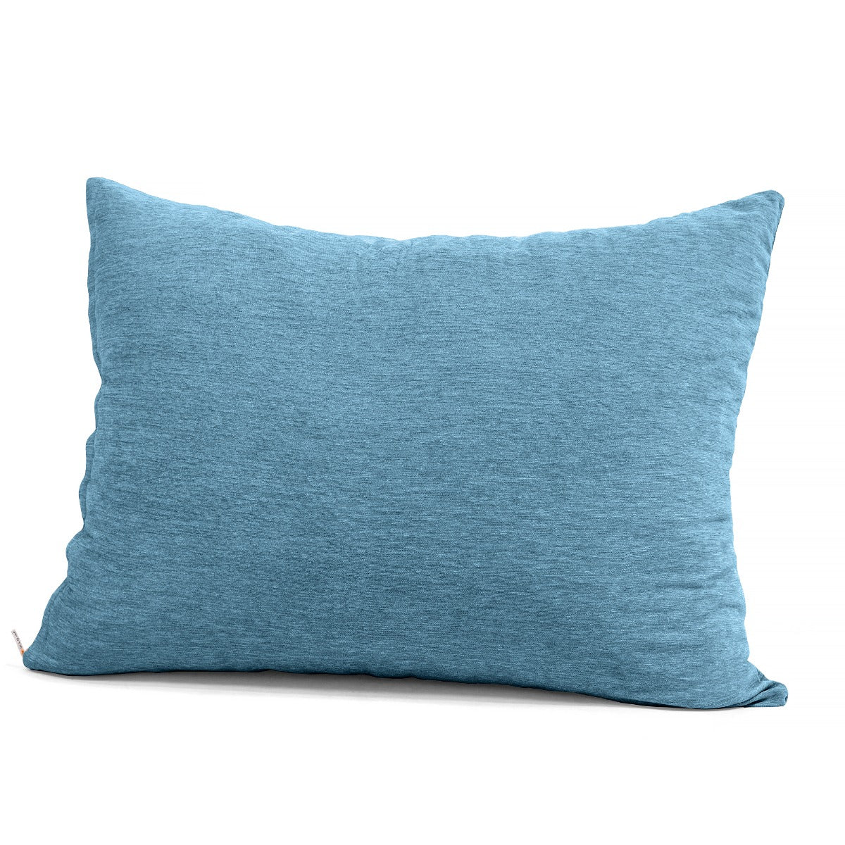 Pillow Saxx in chenille teal on white background