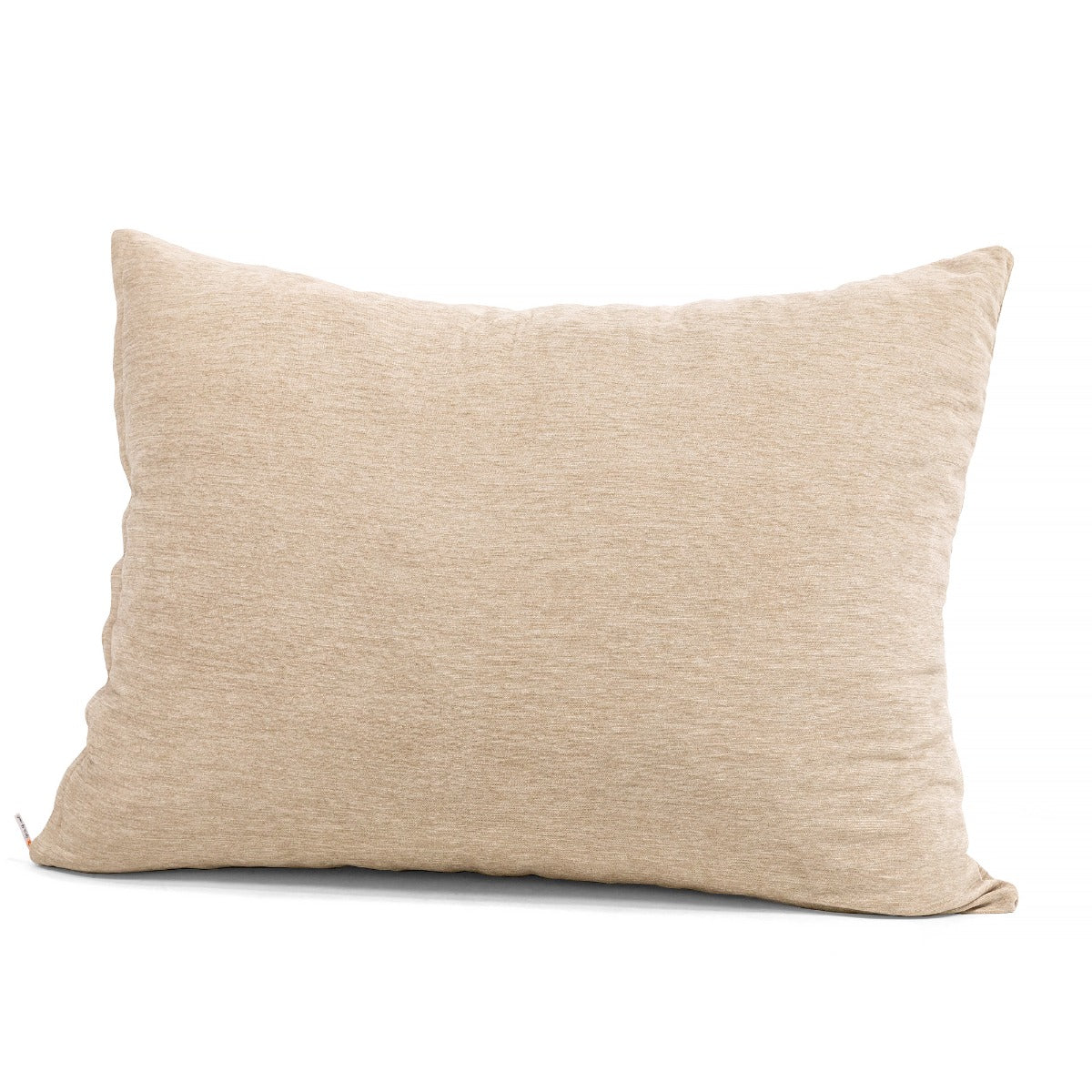 Pillow Saxx in chenille beige on white background