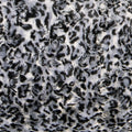 Bobcat Gray Faux Fur fabric swatch