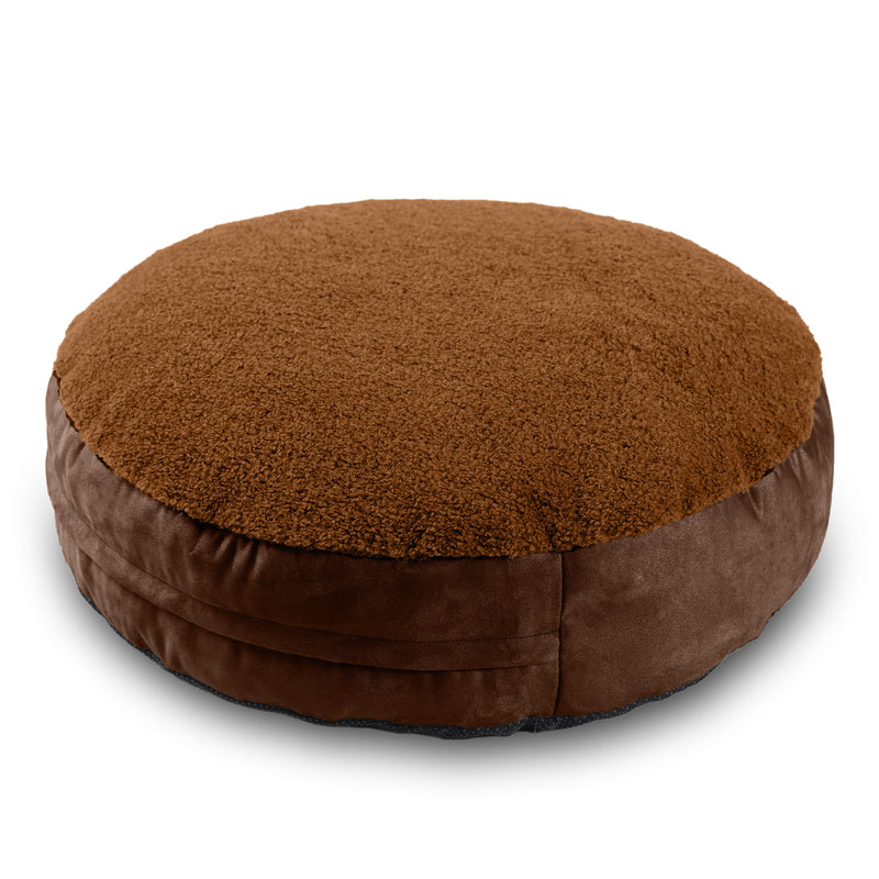 Robbi in brown on white background