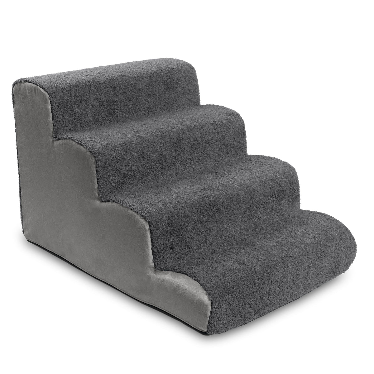Dubb pet steps in gray on white background
