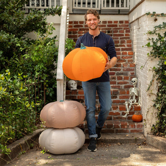 Pumpkin Pouf
