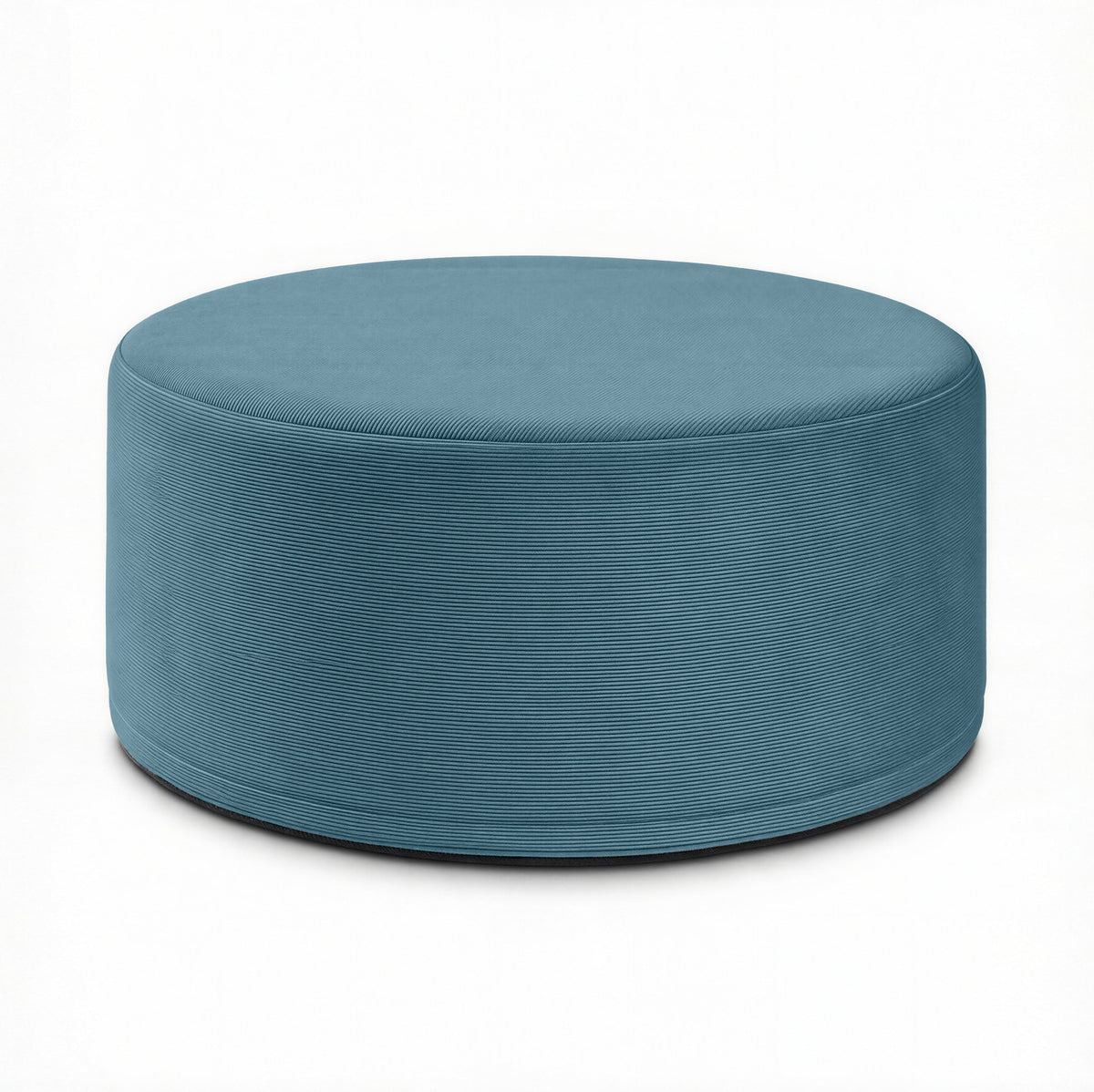 Candler 3 in Aqua FibreGuard Pinstripe Microvelvet