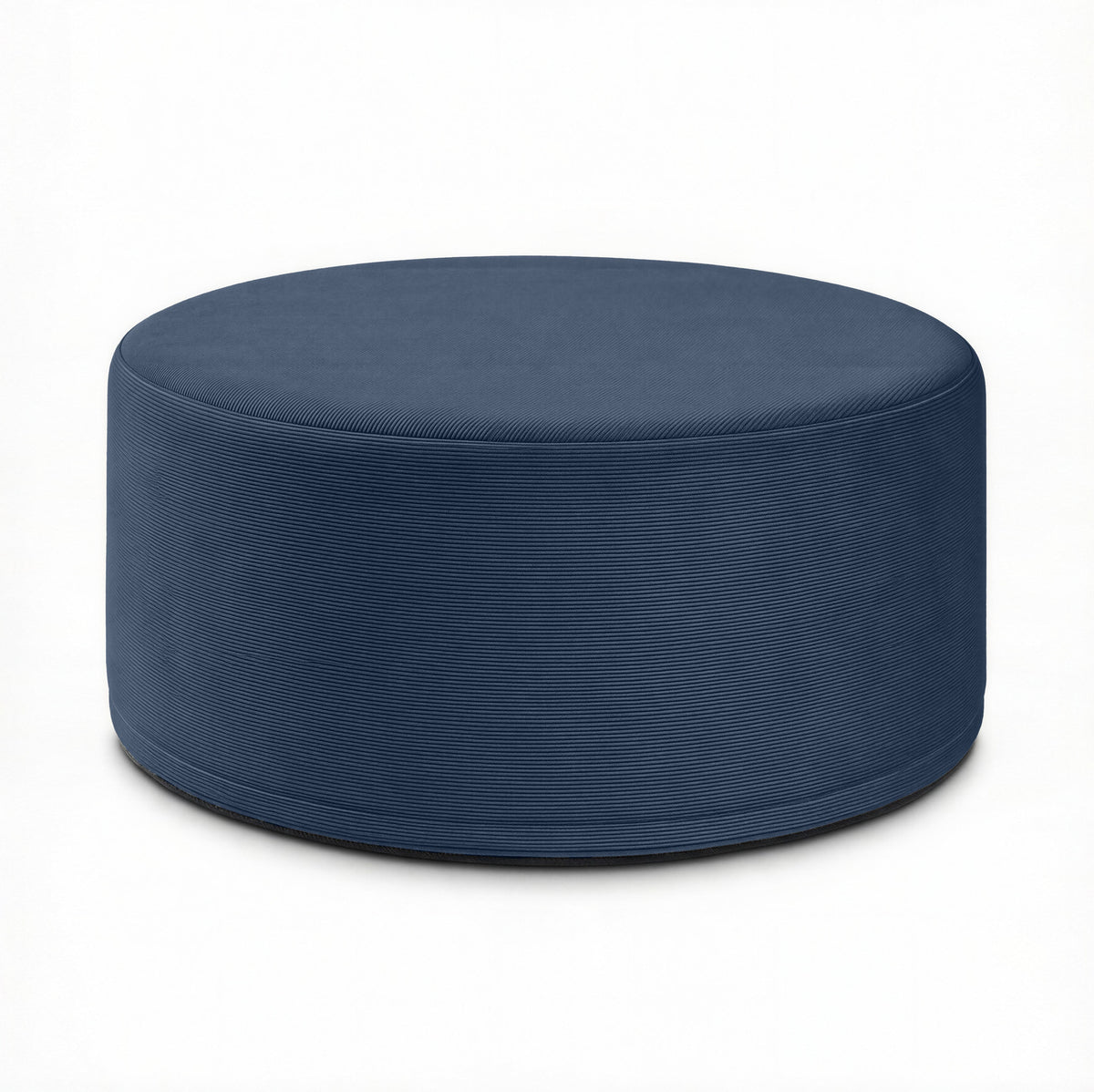 Candler 3 in Indigo FibreGuard Pinstripe Microvelvet