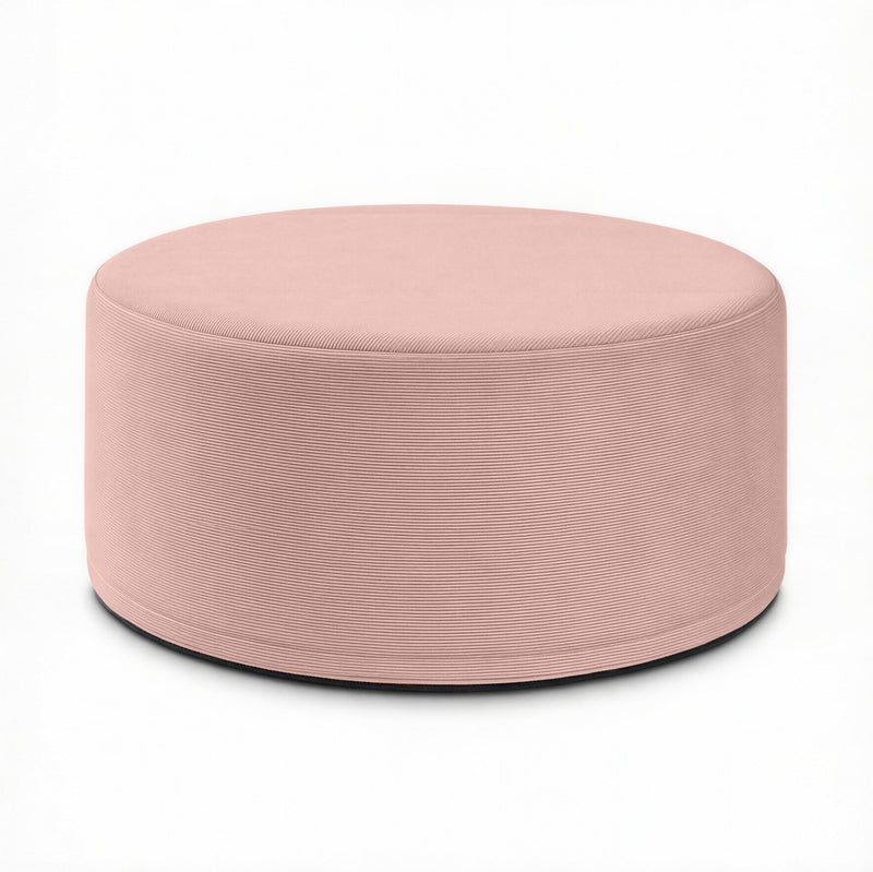Candler 3 in Peony Pink FibreGuard Pinstripe Microvelvet