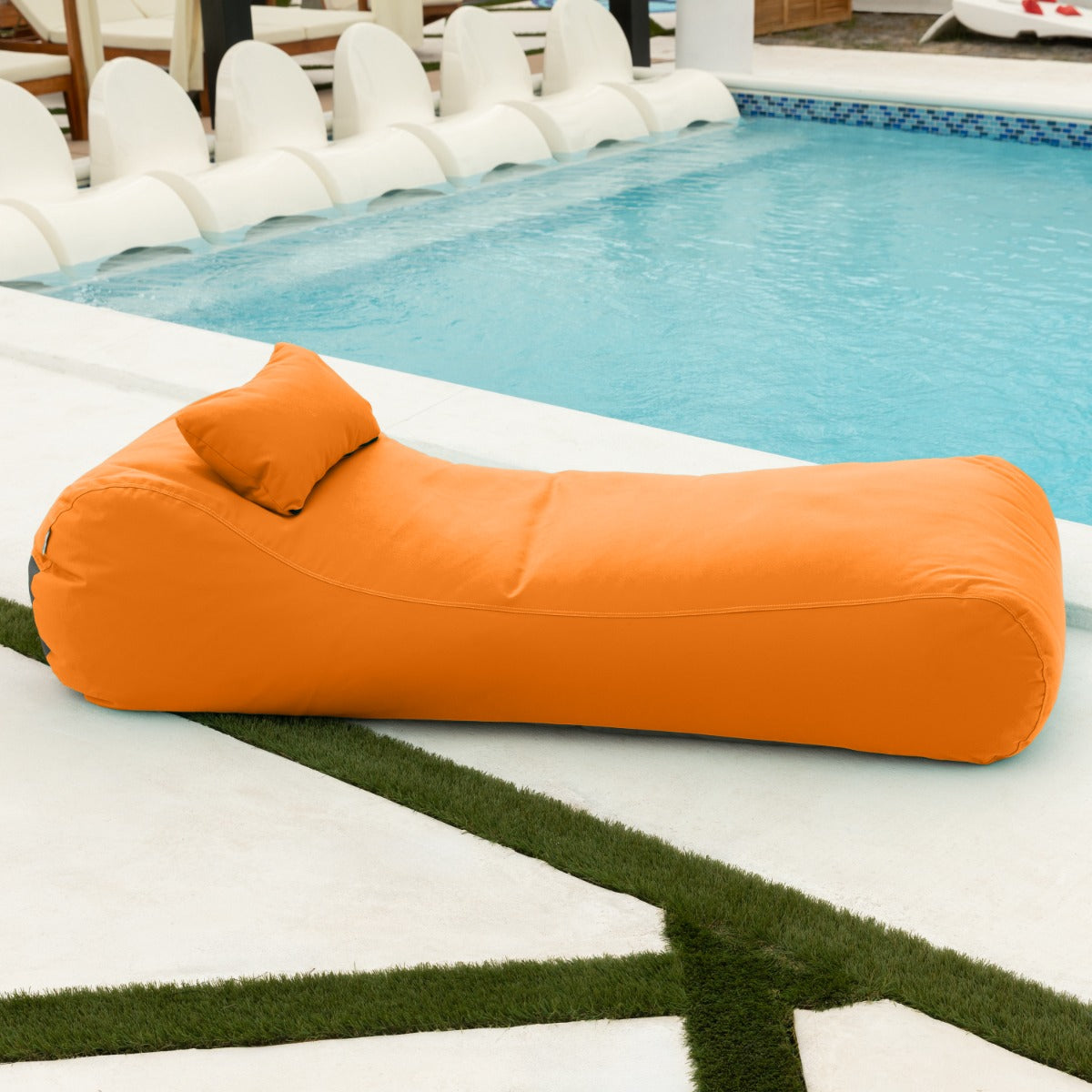 Arlo Outdoor in Tangerine Sunbrella