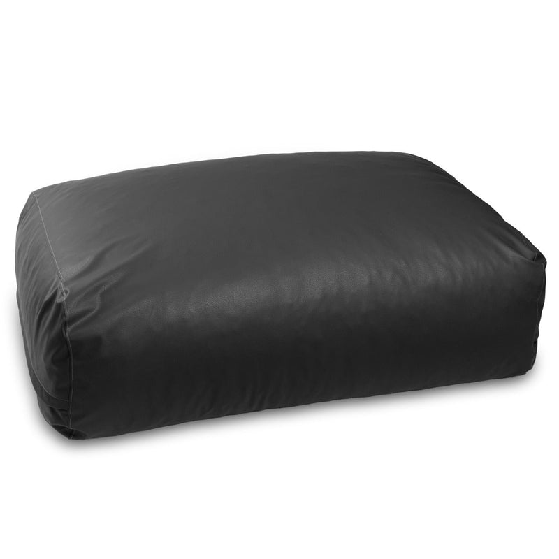 Lino in Black Cobblestone Faux Leather