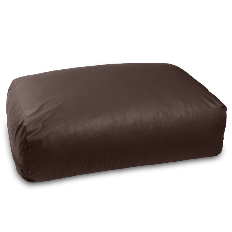 Lino in Chocolate Cobblestone Faux Leather