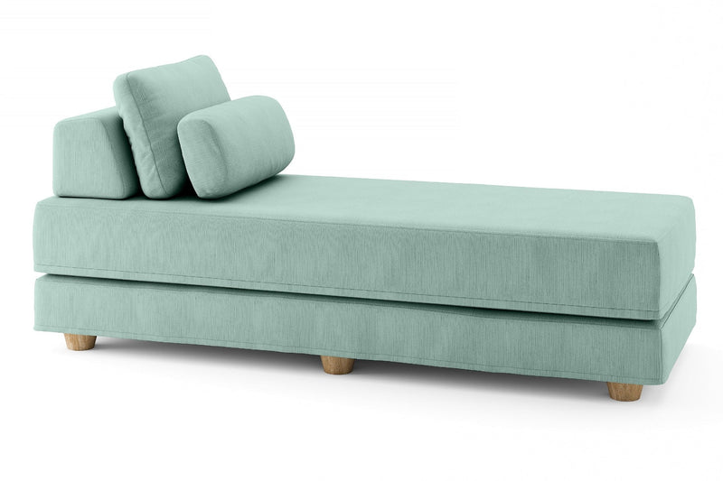 Alon in Seafoam Green Microvelvet