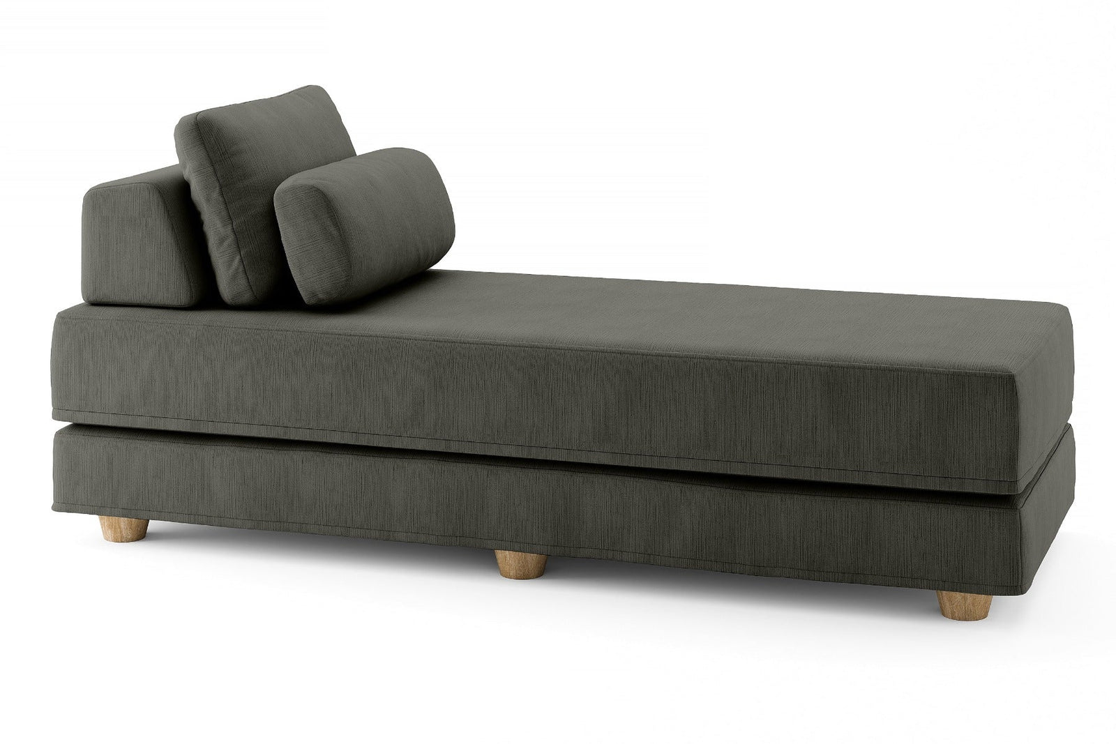Alon in Dark Gray Microvelvet