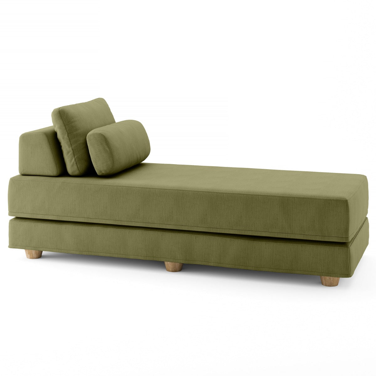 Alon in Olive Green Microvelvet