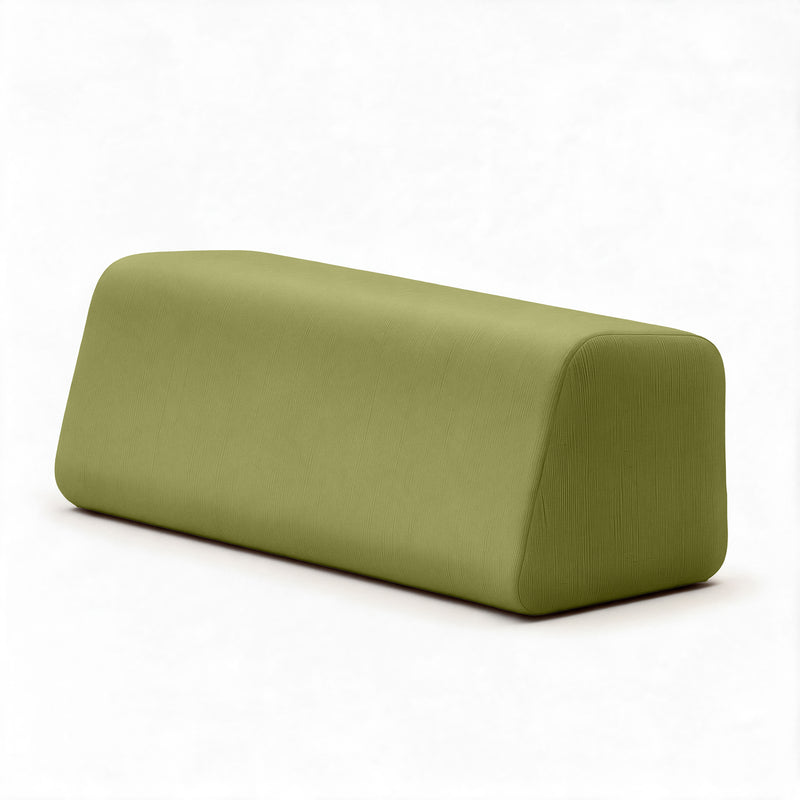 Balshan Weighted Back Refresh in Olive Green Microvelvet