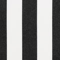 Black Stripes Patterned Outdoor Fabric fabric swatch