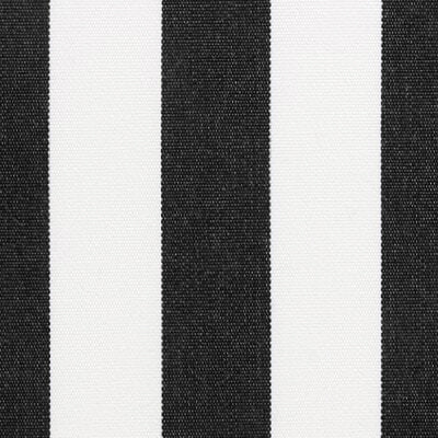 Black Stripes Patterned Outdoor Fabric