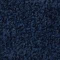 Blue Sherpa fabric swatch