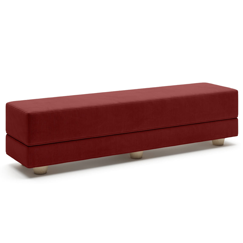 Camden in Berry Microvelvet