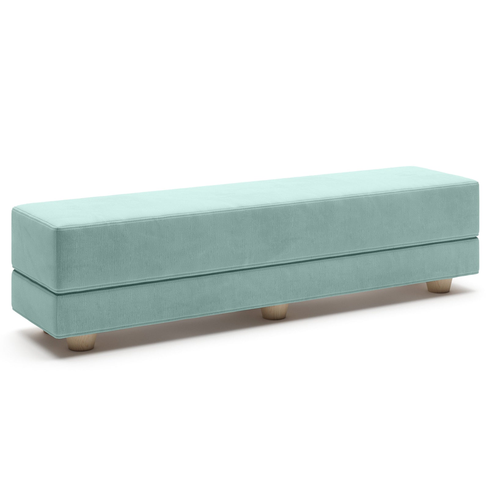 Camden in Seafoam Green Microvelvet