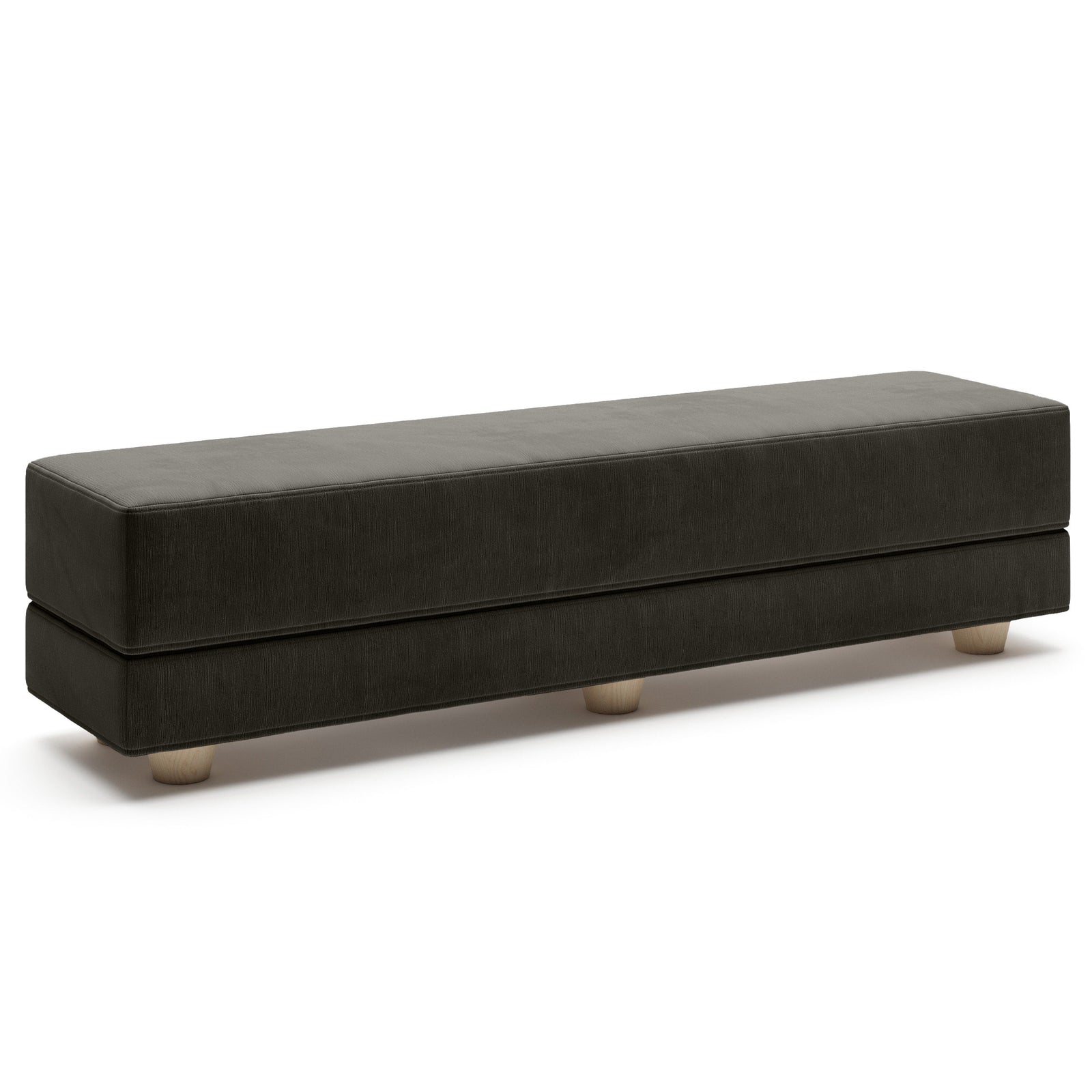 Camden in Dark Gray Microvelvet
