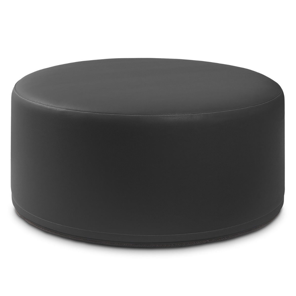 Candler 3 in Black Cobblestone Faux Leather