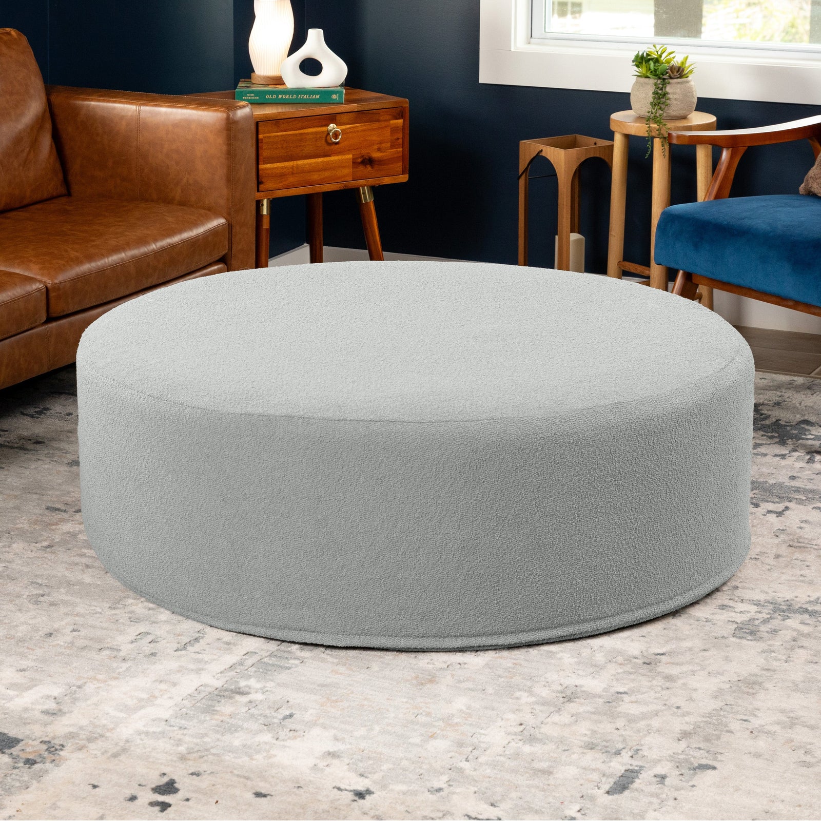 Candler 4 in Silver Boucle