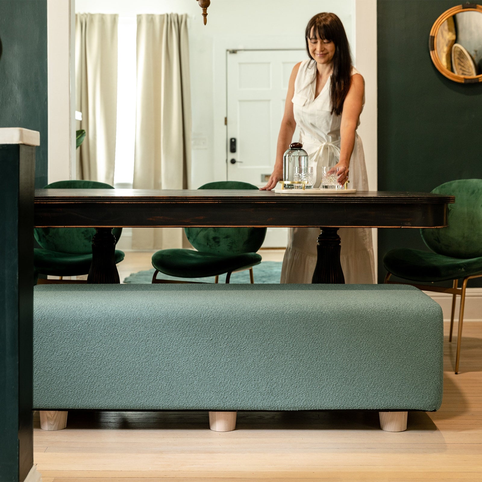 Caya King in Green Boucle