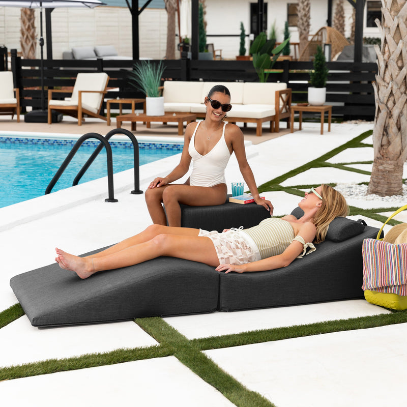 Clermont Outdoor in Charcoal Sunbrella