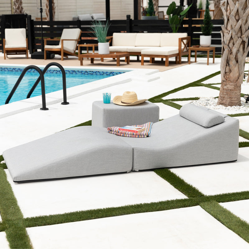 Clermont Outdoor in Granite Sunbrella
