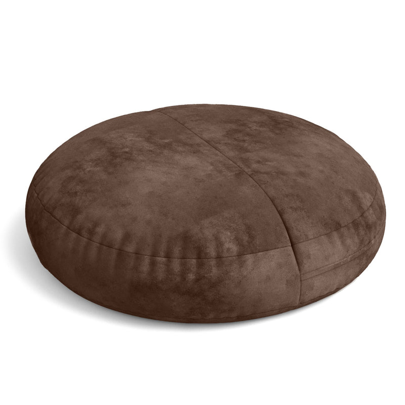 Cocoon 4 bean bag in Chocolate brushed twill