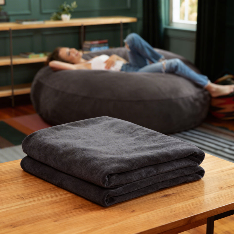 Cocoon 6 Refresh™ in Black Microsuede