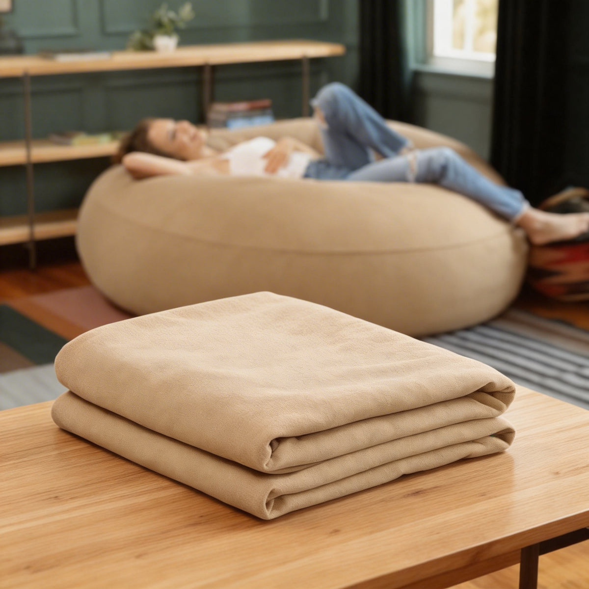 Cocoon 6 Refresh™ in Camel Microsuede