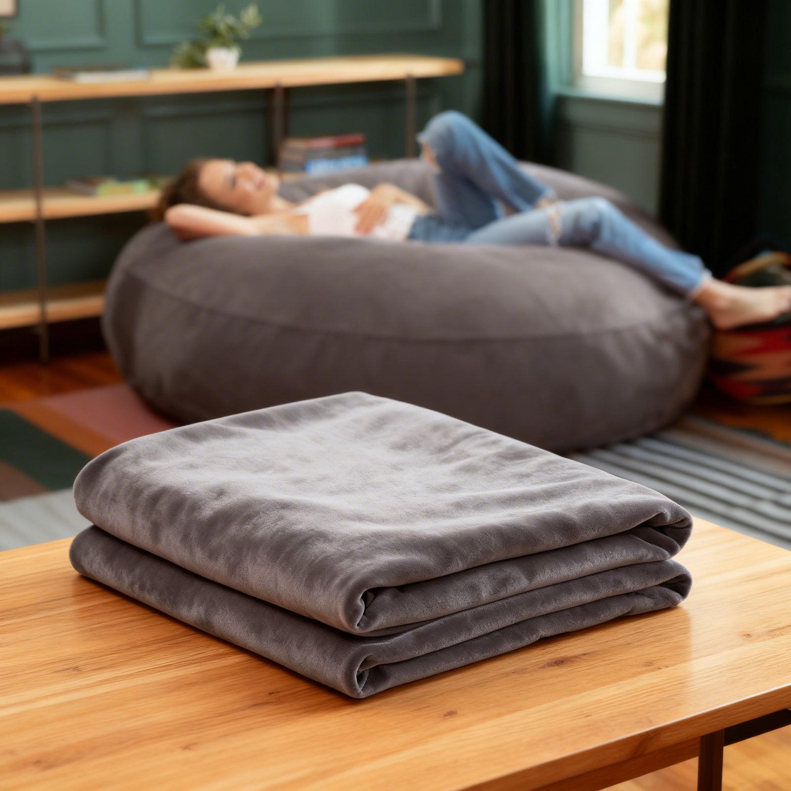 Cocoon 6 Refresh™ in Dark Gray Microsuede
