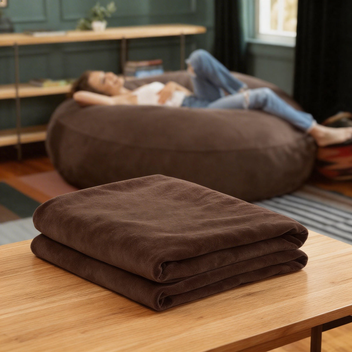 Cocoon 6 Refresh™ in Chocolate Microsuede