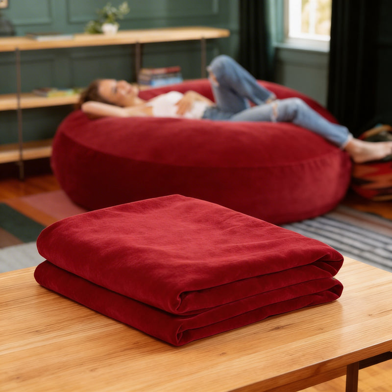 Cocoon 6 Refresh™ in Red Microsuede