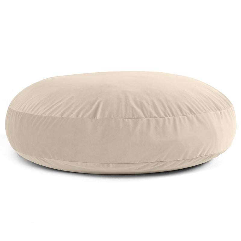 Cocoon 6 bean bag chair in Cream Lush Velvet