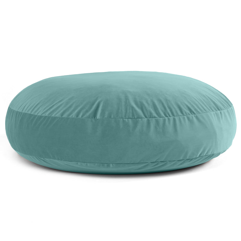Cocoon 6 bean bag chair in Turquoise Lush Velvet
