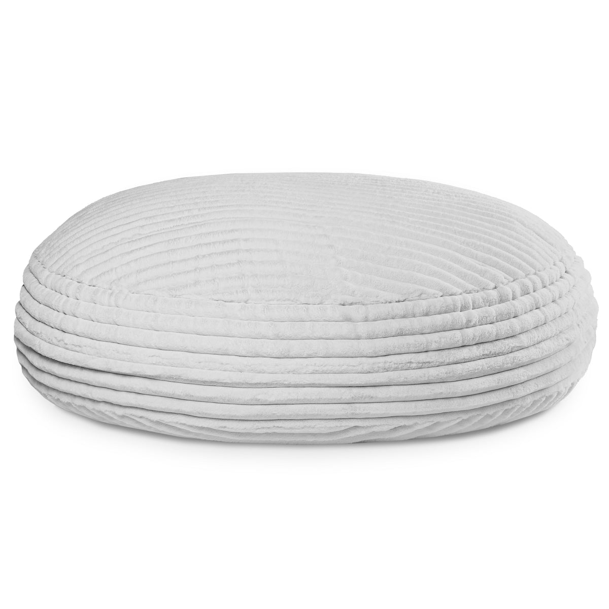 Cocoon 7 in Striped Gray Faux Fur