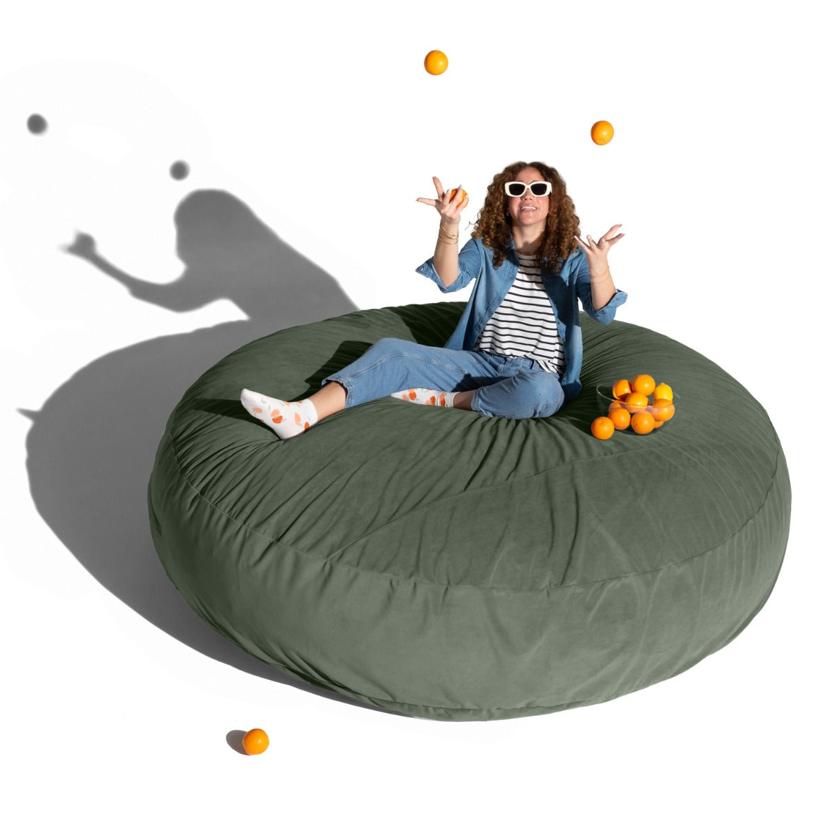 Cocoon 7 in Green Lush Velvet