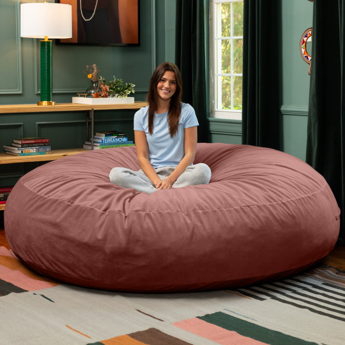 Cocoon 7 in Mauve Lush Velvet