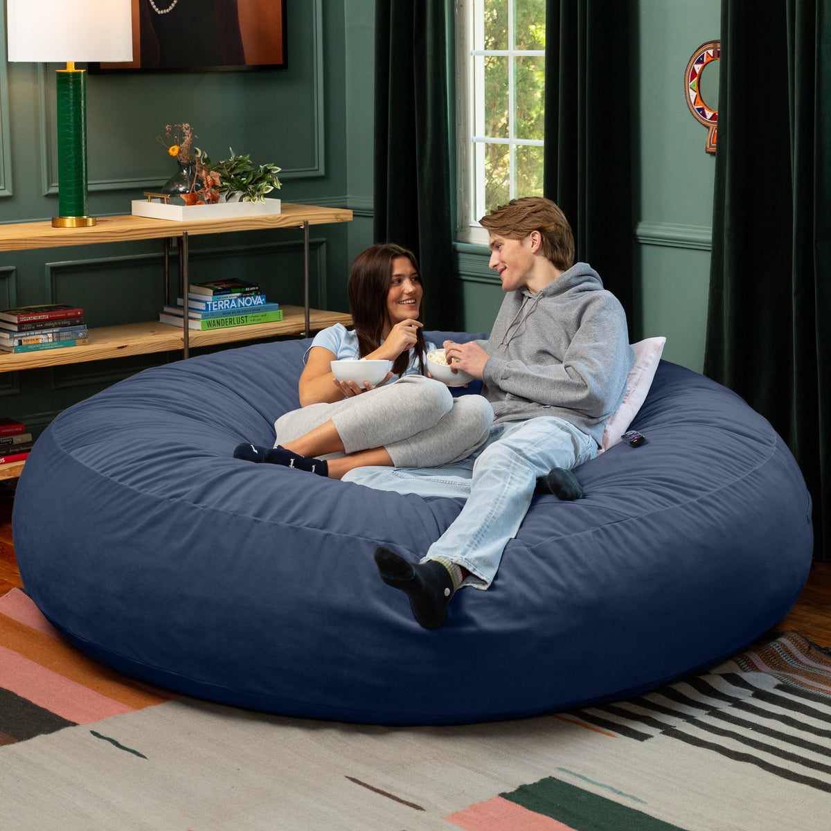 Cocoon 7 in Blue Lush Velvet