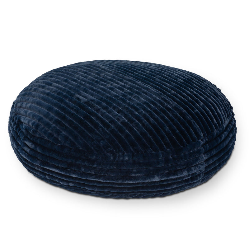 Cocoon 6 bean bag chair in Striped Navy Faux Fur