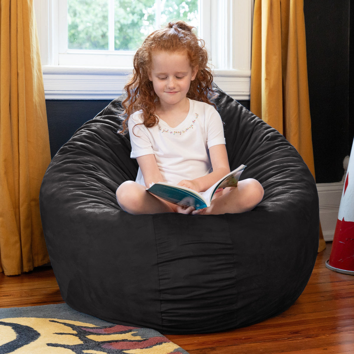 Cocoon 4 in Black Microsuede